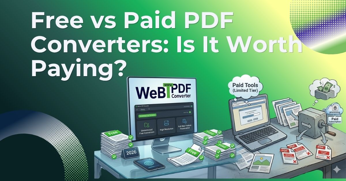 Free vs Paid PDF Converters: Is It Worth Paying in 2026?
