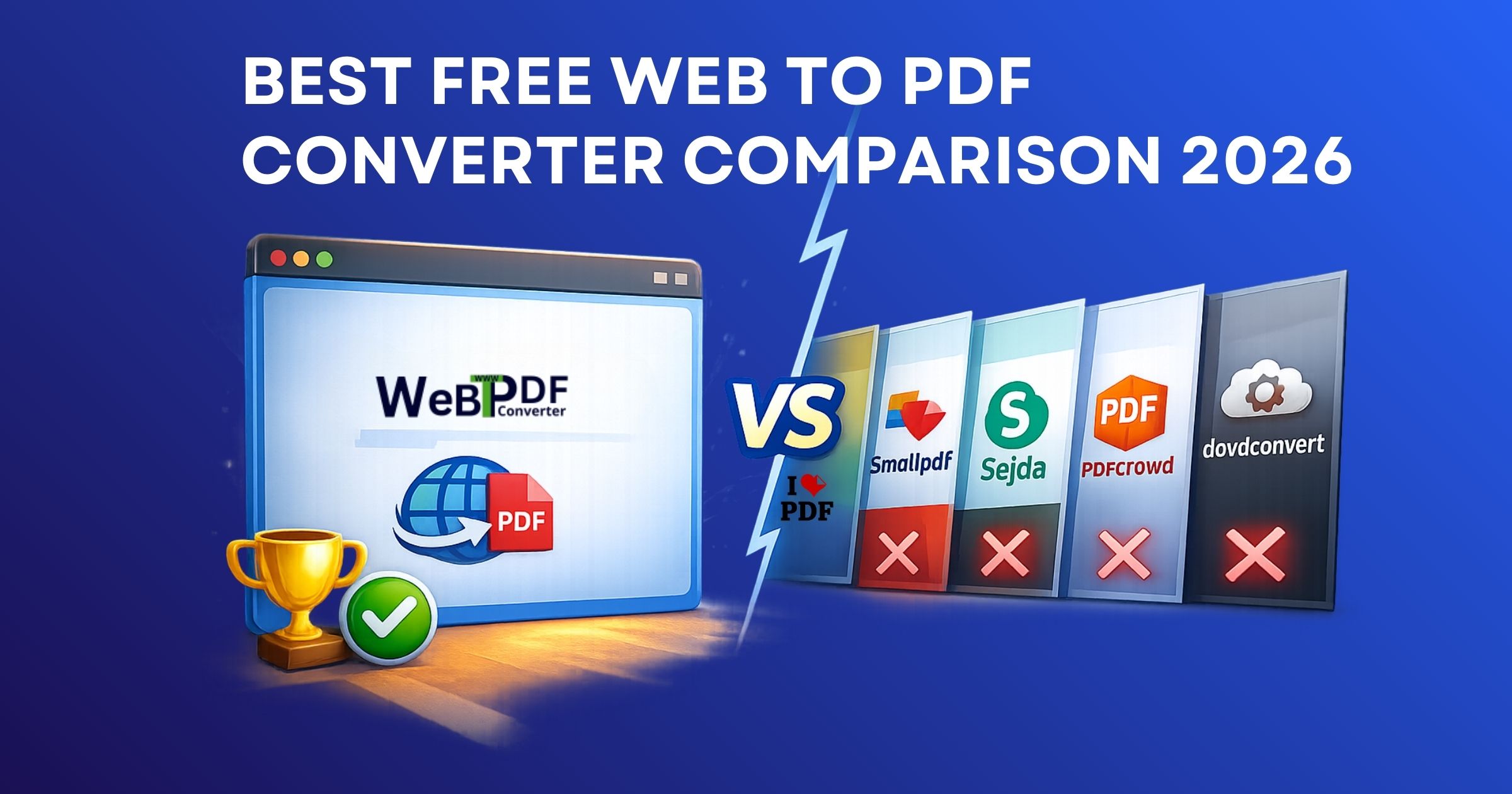 Best Free Web to PDF Converter Comparison 2026