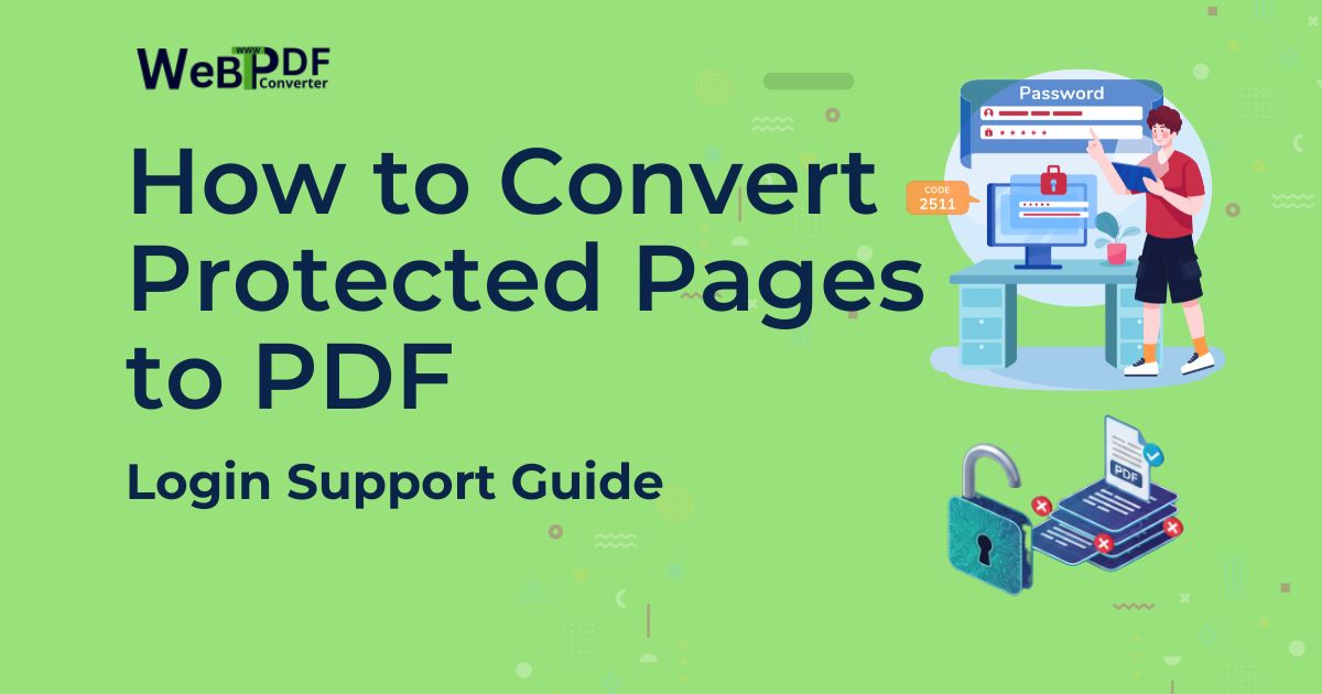 How to Convert Protected Pages to PDF: Your Login Support Guide