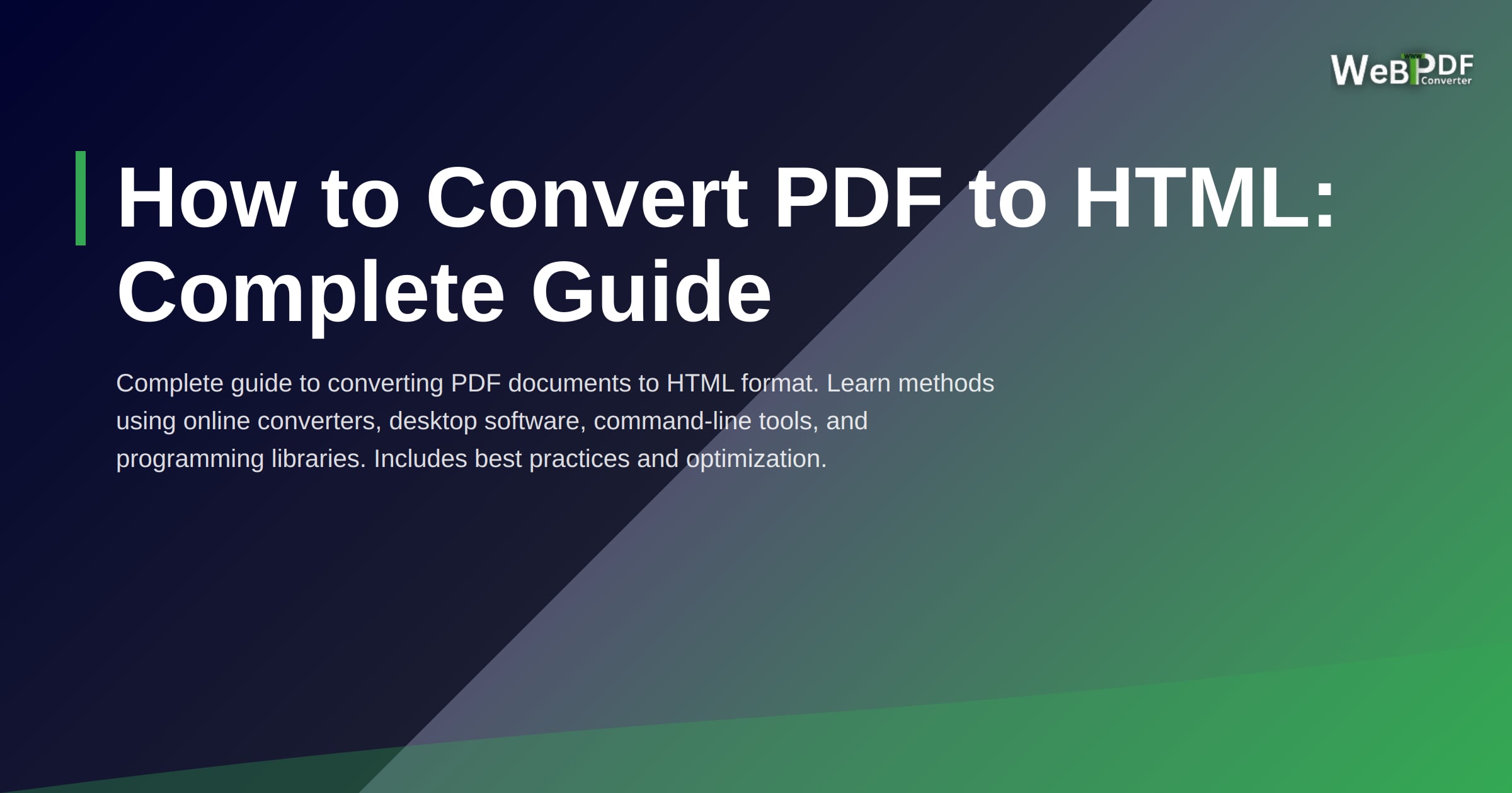 How to Convert PDF to HTML: Complete Guide