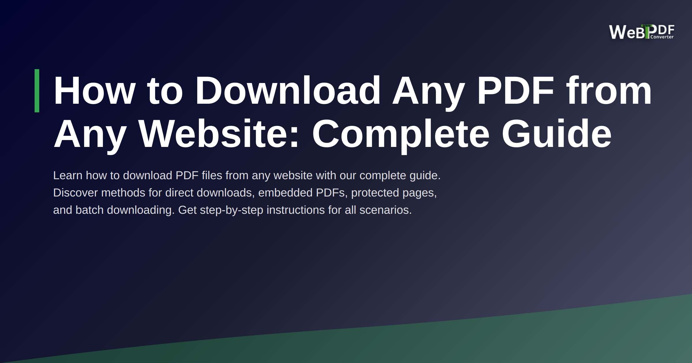 How to Download Any PDF from Any Website: Complete Guide